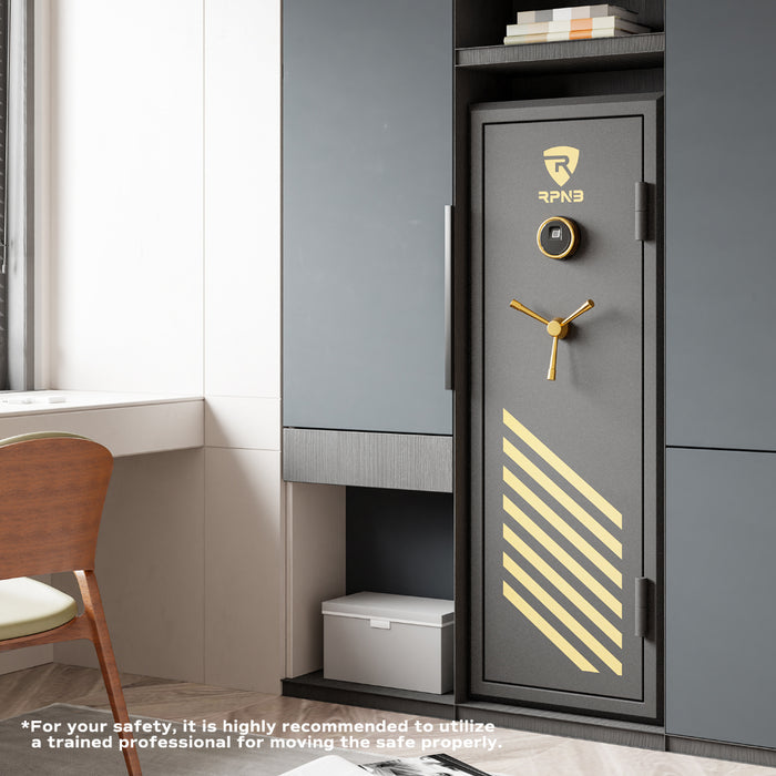 RPNB RPFS14-B 14 Gun Large Fireproof Biometric Digital Rifle Safe
