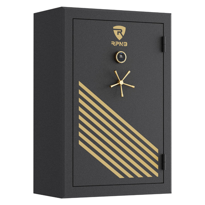 RPNB RRPFS45-B 45 Gun Large Fireproof Biometric Long Gun Safe