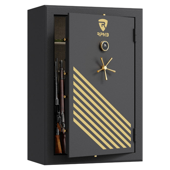 RPNB RRPFS45-B 45 Gun Large Fireproof Biometric Long Gun Safe